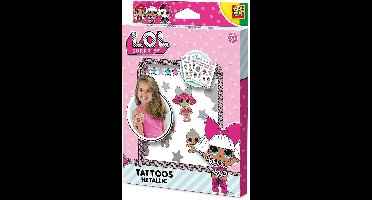 SES Creative - L.O.L. - Metallic Tattoos - Knutselen Meisjes - Biologisch afbreekbaar - Vanaf 6 jaar