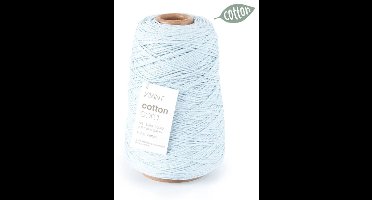 Licht blauw katoentouw voor creatieve projecten en knutselen - 500 meter - Katoen Touw