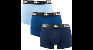 Lacoste heren 3P boxers blauw