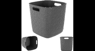 Curver Softex Opbergmand Cube – 15L - Antraciet