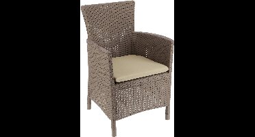 Allibert Iowa Tuinstoel - 60x62x89cm - Cappuccino