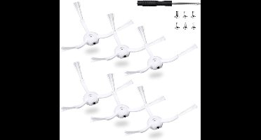 Zijborstel-reserveonderdelen Geschikt voor Xiaomi Roborock Q Revo Serie/Q7 Max/Q8 Max/S7 Max Ultra/S7 MaxV Ultra/S7 Pro Ultra/Q5 Pro+/S8/S8 Plus/S8 Pro Ultra/S5 Max/S6 Max/S6