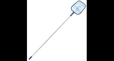 Gerimport water zeef/schepnet - oppervlakte zeef voor zwembaden - met telescoopsteel - zwembad reinigen