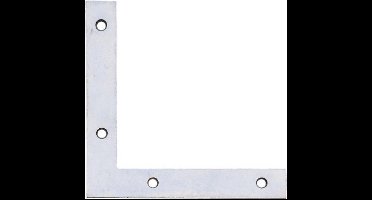 Raamhoek 50x10x1.5mm verzinkt