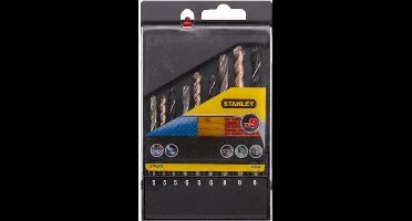 Stanley boorcassette metaal, hout en steen - 9 stuks