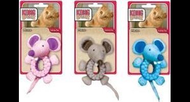 Kong Cat Braidz Muis - Speelmuis - 172 mm x 108 mm x 30 mm - Grijs