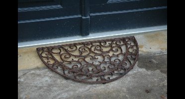 Esschert Design | Deurmat halfrond | gietijzer | 67x40cm