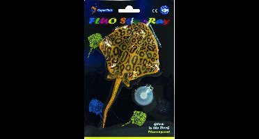 Superfish Fluo Stingray 20x13x2.5 cm Geel