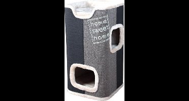 Trixie - Krabpaal - Krabton Jorge - Antraciet/Grijs/Lichtgrijs - 38X38X78 cm