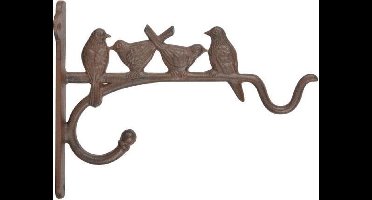 Esschert Design muurhaak vogeldecoratie in gietijzer