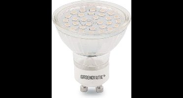 Groenovatie LED Spot GU10 Fitting - 3W - SMD - 52x50 mm - Warm Wit