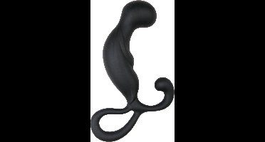 EasyToys - Prostaat Massager - Prostaat Dildo met Handvat - Gebogen - Buttplug - Anal Plug - Sex Toys voor Vrouwen en Mannen - Seksspeeltjes - Dildo Mannen Anaal - Zwart