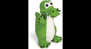 Beeztees Krokodil - Hondenspeelgoed - Groen - 12x10x10 cm