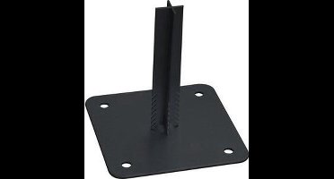 Burg-Wächter Universele 150 Montagebasis Voet Zwart (2stuks).