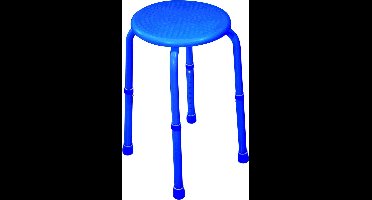 Aidapt Douchekruk - Verstelbaar - Blauw
