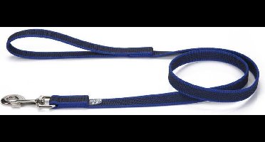 JULIUS K9 ANTI SLIP HONDENRIEM MET HANDVAT 3M (20MM) BLAUW