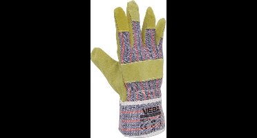 VEBA Werkhandschoen - Splitleder - Geel - Maat 10,5