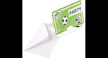 RIETHMULLER - 8 voetbaluitnodigingskaarten