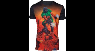 Doom - Box Art Sublimation Men's T-shirt - XL