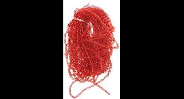 Decoslang tube op rol rood Ã˜ 10 mm