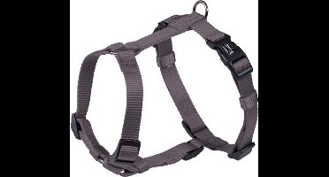 Nobby Classic Hondentuigje / Harnas - Nylon - Grijs - XXS - Borstomtrek: 14 - 20 cm (GELIEVE ALVORENS BESTELLEN OPMETEN)