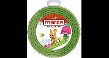 Zuru-Mayka 34655 Block Tape 4 Noppen 2m Licht Groen