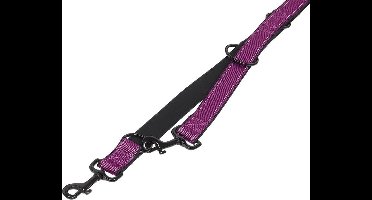 Nobby trainingslijn classic reflect soft - paars - 200 x 2,5 cm