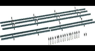 Faller - Vangrails, 32 Reflectorpalen, 1600 mm