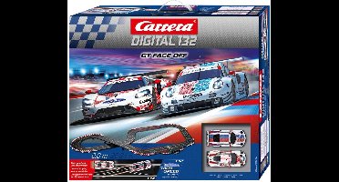 Carrera Racebaanset digital 132 gt face off 8,0 meter zwart