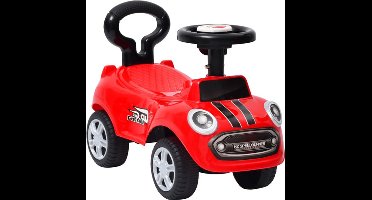 vidaXL Loopauto rood