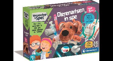 Clementoni Wetenschap & Spel - Dierenartsen in Spe - Educatief Speelgoed - Experimenteerdoos - Vanaf 5 jaar