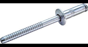 GOEBEL® - 500 x Constructie blindklinknagels (Ø x L) 4 x 8 mm - RVS A2 / RVS A2 - Platbolkop - GO-INOX II - 7230040800 - Popnagel