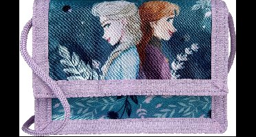 Undercover - Frozen Portemonnee met Koord en Klittenband - Kunststof - Multicolor