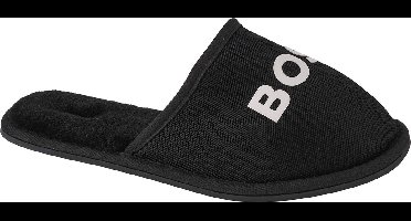 BOSS Logo Slippers J29312-09B, voor een jongen, Zwart, Pantoffels, maat: 36