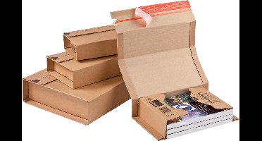 Colompac verzenddoos CP020, ft 33 x 27 x 8 cm, bruin