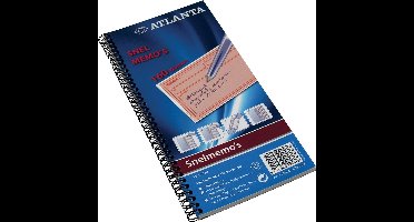 Snelmemo Djois Atlanta 74x125mm 160 notities in tweevoud wit