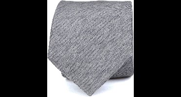 Stropdas Zijde Grijs K82-1 - Melange - Heren das