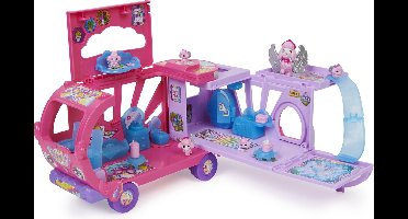 Hatchimals CollEGGtibles Rainbow-cation - Transformerende Camper-speelgoedauto met 6 unieke figuren 10 accessoires
