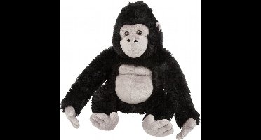 Ravensden Pluche knuffeldier - gorilla knuffel - 30 cm - apen knuffel