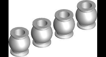 Team Corally - Ball - 5.8mm - Steel - 4 pcs