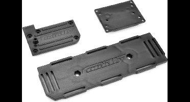 Team Corally - Battery - ESC Holder Plate - Receiver Box Cover - Composite - 1 Set