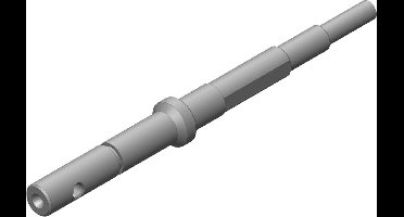 Team Corally - Input Shaft - Slipper Shaft - Steel