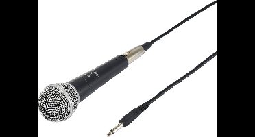 Renkforce PM58B Zangmicrofoon Hand Zendmethode:Kabelgebonden Incl. kabel Microfoon (6.3 mm jackplug) Kabelgebonden