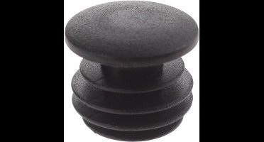 stuurdop 20 mm zwart per stuk