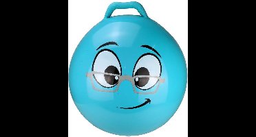 Skippy Buddy Skippybal Emoticon - blauw - 55 cm - emoticon - buitenspeelgoed