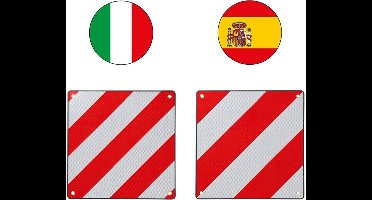 ProPlus Markeringsbord - Aluminium - Reflecterend - Geschikt voor Italië en Spanje - 50 x 50 cm