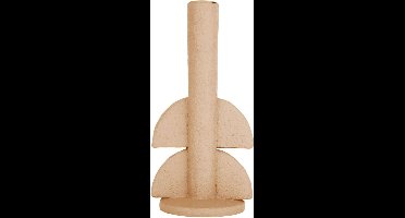 Present Time Kandelaar Half Bubbles - Zandbruin - 11x9,5x22cm - Modern