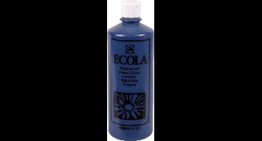 Ecola plakkaatverf 508 Pruisischblauw 1000ML