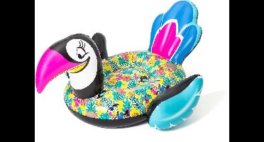 Bestway Opblaasfiguur Toekan - Zwembad Speelgoed - met 2 Handvaten - Stevig PVC - Max. 90KG - Minnie Mouse Print - Meerkleurig