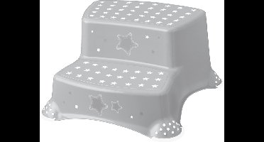 Keeeper Stars Grijs 2 Treden Opstapje